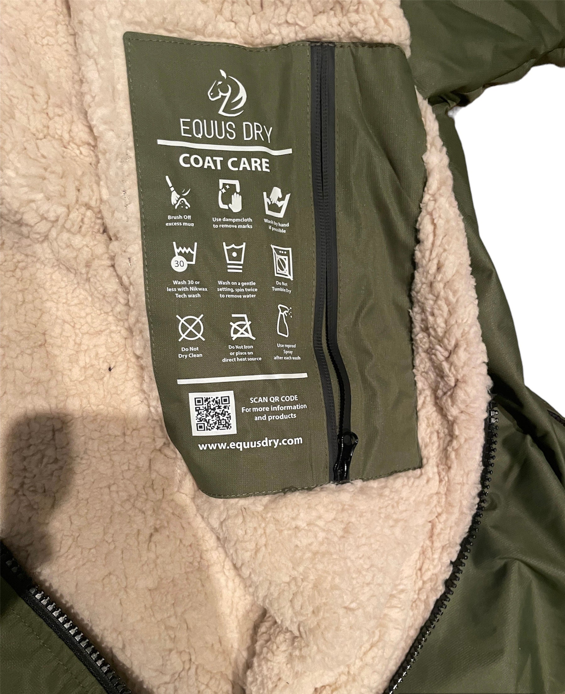 Equine Dry Coat - Kaki Green - Equus Dry 
